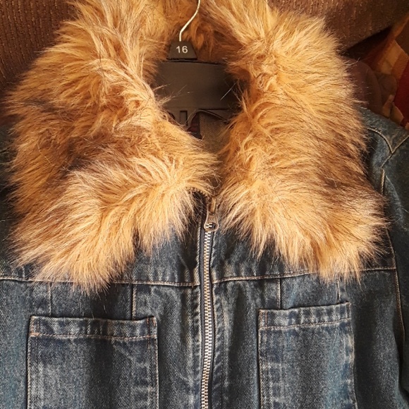 Denim & Co Jeans  FurJacket - Picture 3 of 6